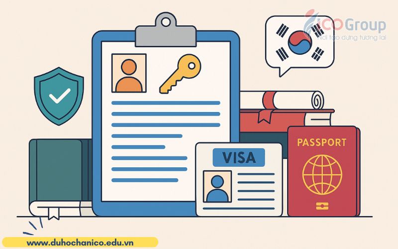 dieu kien cap code visa du hoc han