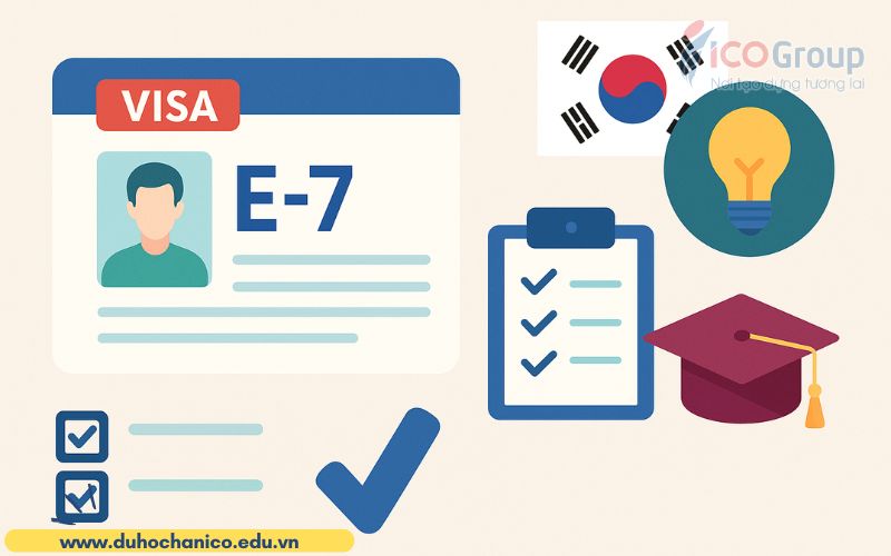 dieu kien xin visa e7