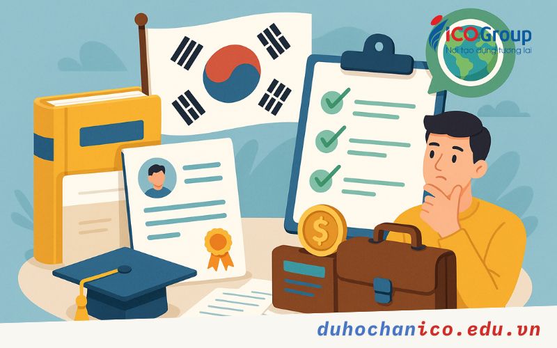 dieu kien du hoc han quoc tu tuc