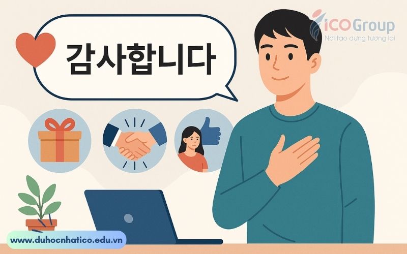 khi nao dung 감사합니다