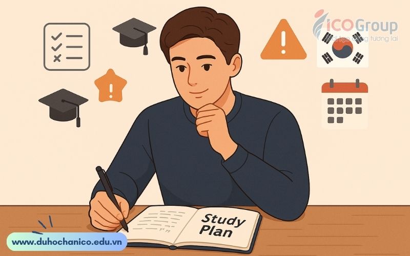 luu y khi viet study plan du hoc han
