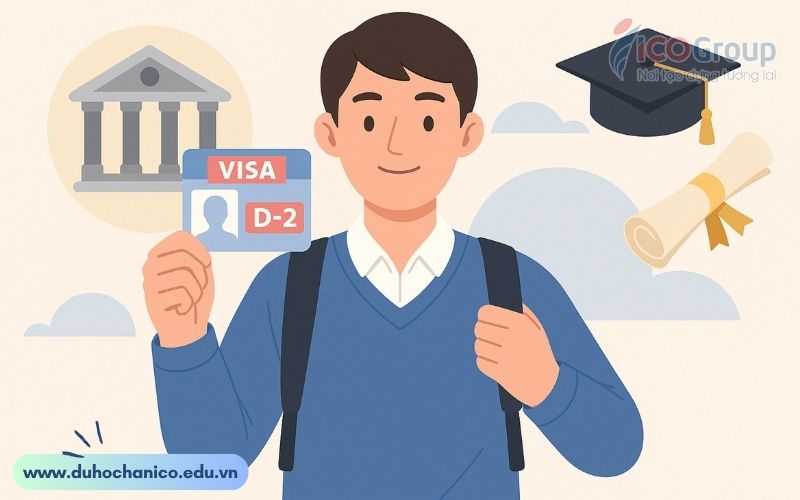 so sanh visa d2 la gi