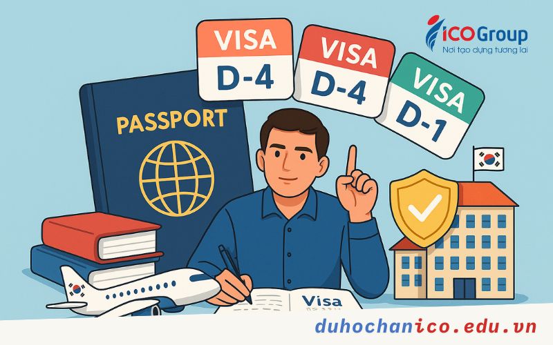 tong quan cac loai visa du hoc han quoc