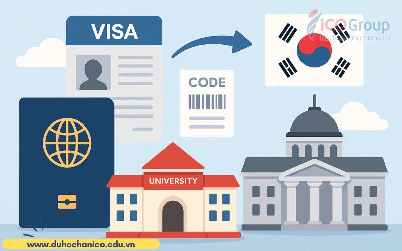 visa thang du hoc han quoc la gi