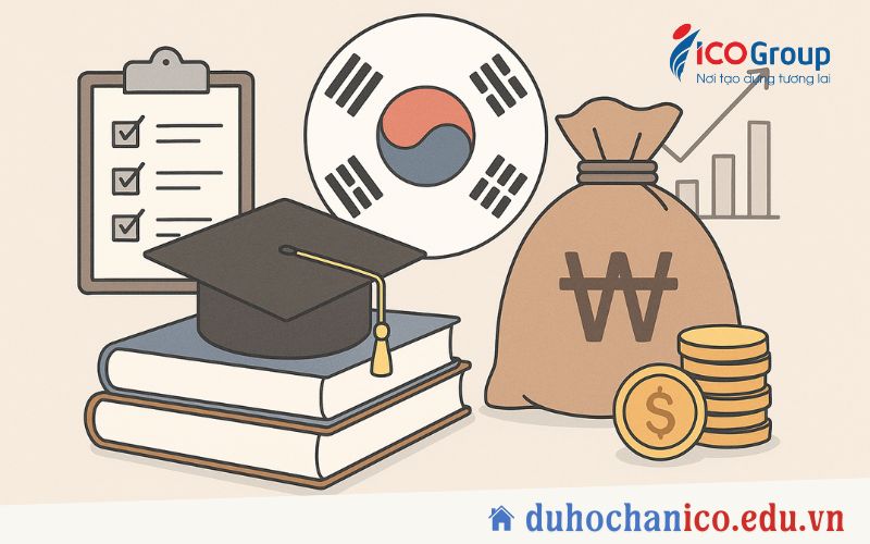 chi phi du hoc han quoc sau dai hoc