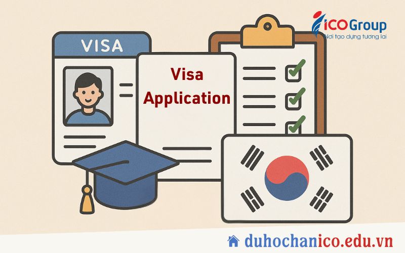 dieu kien ho so xin visa du hoc han quoc ngan han