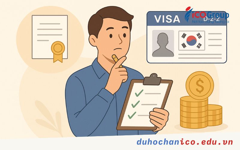 dieu kien xin visa d2 2