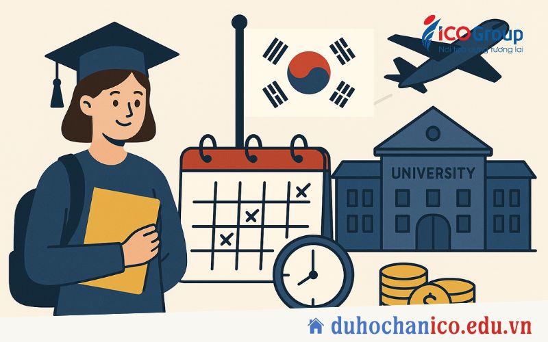 du hoc han quoc ngan han